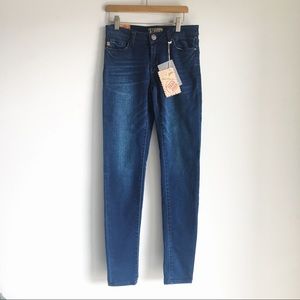 NEW Dear John Skinny Ankle Blue Jeans Womens Stretch Indigo Wash 27W NWT